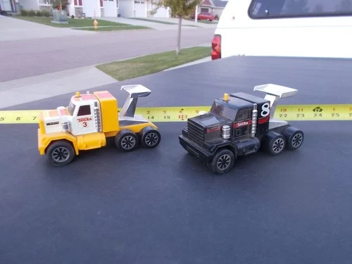 Vintage Tonka Clutch Poppers GMC General Semi Truck Cab Yellow #3 Black #8 Japan