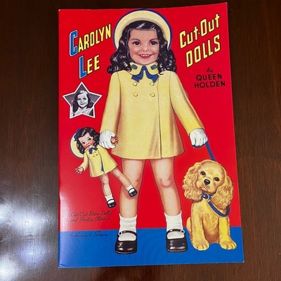 Vtg Queen Holden Carolyn Lee Paper Doll Book Baby Dolls Pretty Clothes