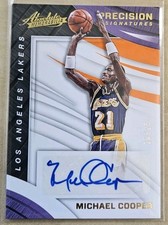 MICHAEL COOPER 2017-18 ABSOLUTE PRECISION AUTO /25 LOS ANGELES LAKERS AUTOGRAPH