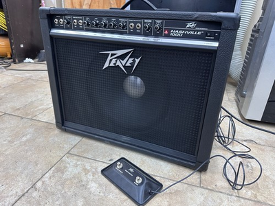 #ad #ad Peavey Nashville 1000 1x15quot; Steel Guitar Amp w Footswitch Made in USA CLEAN #1 $549.99