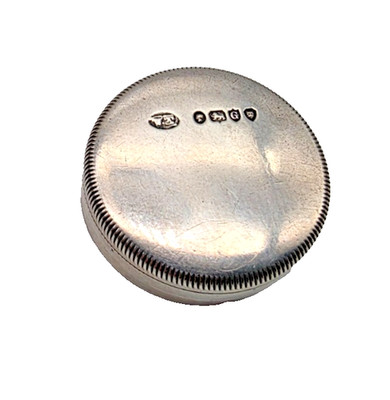 SCHÖNE DORNHILLS ANTIKE STERLINGSILBER SCHATULLE LONDON 1882
