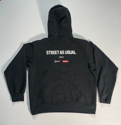 SUPREME × WTAPS Sic'em! Hooded Sweatshirt Men's Size M Black SUPREME × WTAPS Sic'em! Hooded Sweatshirt Men's Size M Black