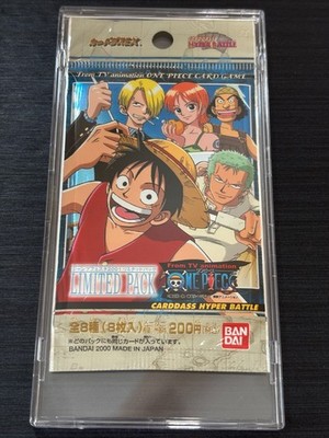 One Piece Carddass Hyper Battle Jump Festa Limited Pack Sealed