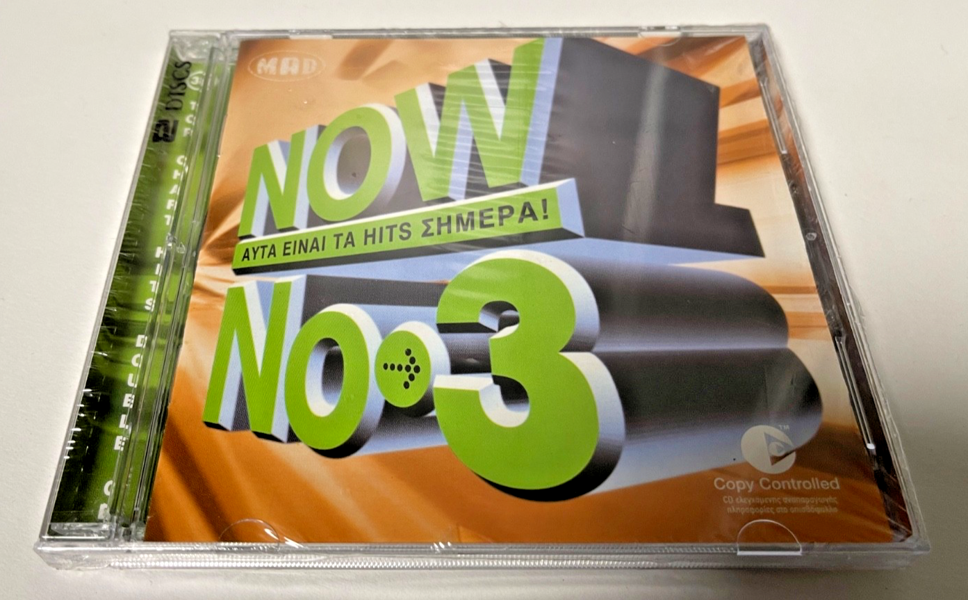 Now Hits no 3 - New Sealed  (Cover in Greek)