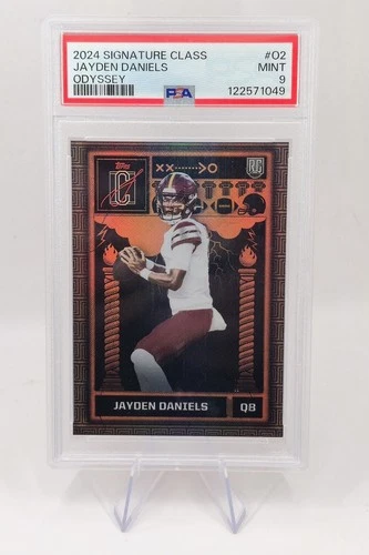2024 Signature Class Jayden Daniels Odyssey PSA 9 MINT Commanders Rookie QB 🔥