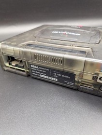 Sega Saturn Skeleton Clear Black  HST-0021 Console Limited Color Tested s1486M