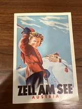 1950S Austrian Ski Patch And Ski Resort Brochure With Map