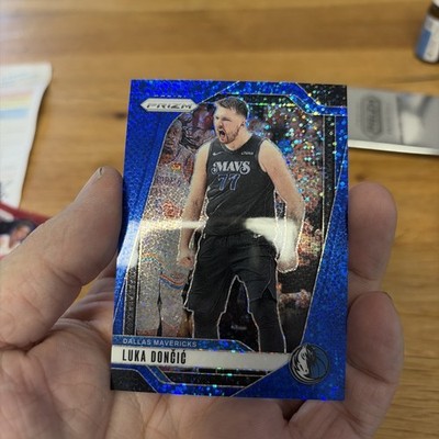 2024-25 Panini Prizm Luka Doncic Blue Sparkle /144 SP #89 