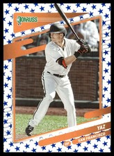 2021 Donruss Independence Day Variation Mike Yastrzemski San Francisco Giants