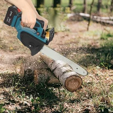 12 in Handheld Chainsaws Electric Chainsaws Trees Cutting Saw Rechargeable 21 V