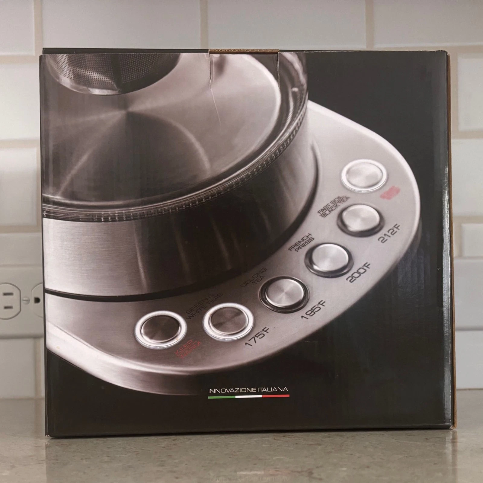 VIANTE Digital Electric Tea Kettle Infuser Temperature Control KET-100 BRAND NEW