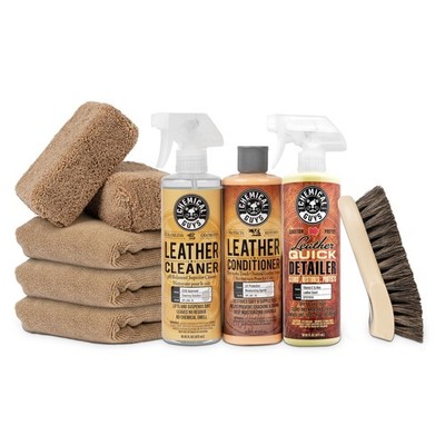 Cleaner Conditioner Kit 9 Items Car Interior Furniture Chemical Guys Leather