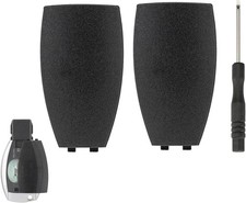 2PCS for Mercedes Key Fob Back Cover Replacement Benz Black