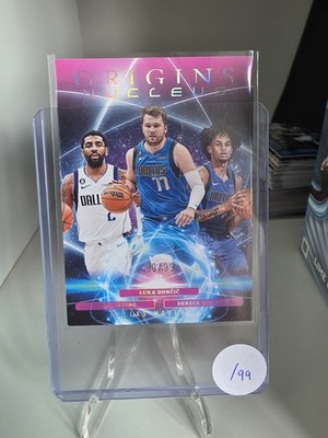 2023-24 Panini Origins Nucleus Kyrie Irving, Luka Dončić, Dereck Lively #2