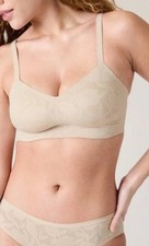 NWOT Athleta A-C Ritual Lace Adjustable Bra, Beige SIZE S  819573 Z0709H
