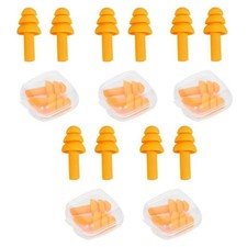 Ear Plugs 5 Pairs Soft Reusable Ear Plug for Noise Cancelling Sleep Swim & Work