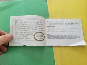 Dance Aerobics Authentic Nintendo NES Video Game Manual Vintage Power Pad