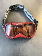 Alpina Quattroflex Powder Skibrille In Rot