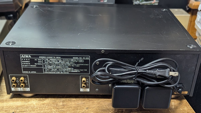 JUNK AIWA EXCELIA XK-009 Stereo Cassette Deck Black | eBay