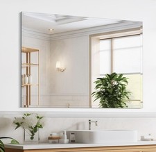 Frameless Mirror for Bathroom Vanity, Wall Mounted Mirrors 16x24