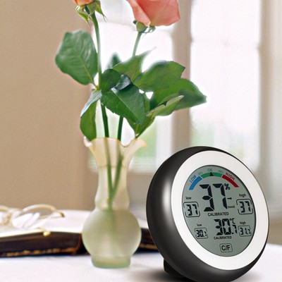 Digital Desktop Hygrometer Temperature Humidity Meter Max. Min. Value Y1C8 US