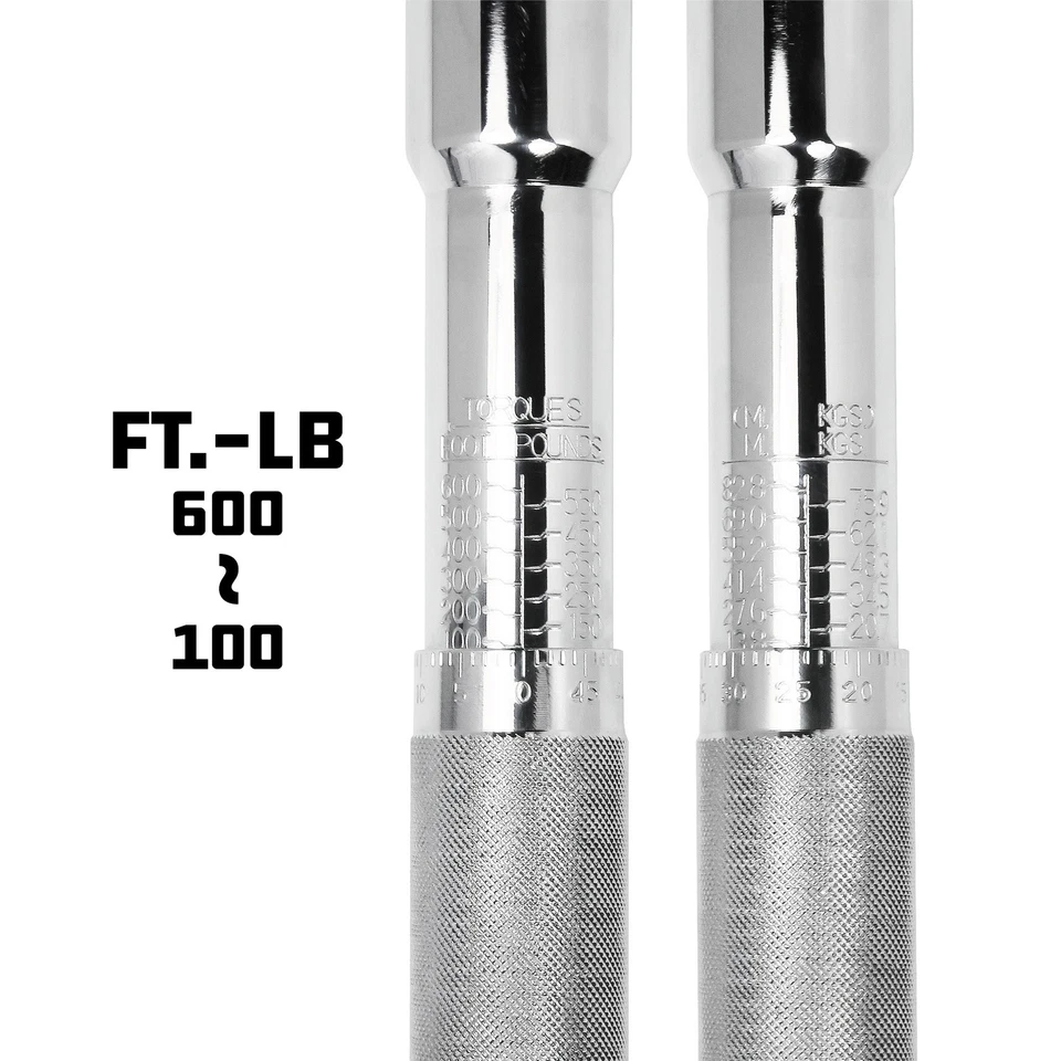 Powerbuilt 3/4 Inch Drive Micrometer Torque Wrench - 641434 - Image 2 of 4