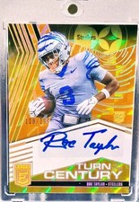 2025 Donruss Elite ROC TAYLOR AUTO /199 Turn Of The Century 🟡Rookie Steelers Rc