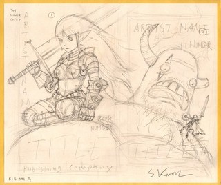 Beavis & Butthead Original Animation Art by Songgu Kwon: Manga Covers 1 2