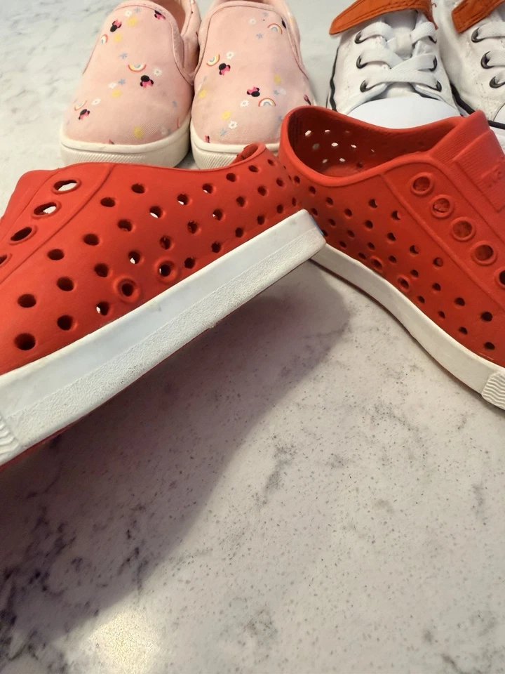 Lot of 3 Toddler Girl’s Shoes - Size 8 - Disney Collabs - Converse, Gap, Native - Image 4 of 4