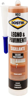 Wood sealant parquet Bostik acrylic walnut 300ml cracks floors