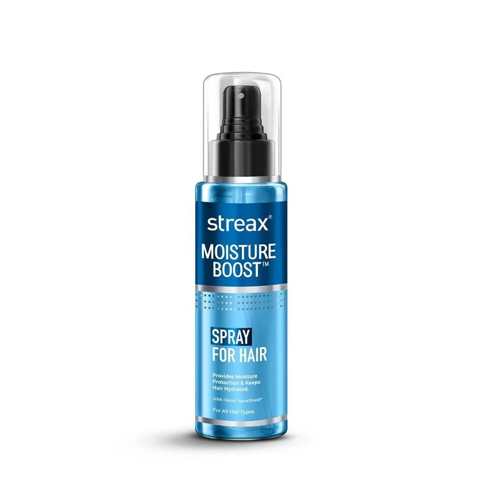 3 X 50 ml Streax Moisture Boost Spray Hair Serum Hair Serum for Dry & Frizy Hair