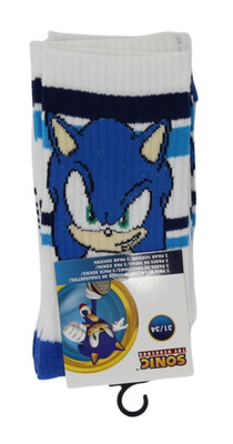 Sonic Socken 2er Pack Sportsocken 3 Größen Sonic the Hedgehog 2 Paar Neu