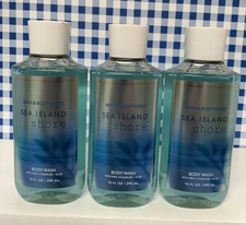 Three (3) ~ Bath & Body Works ~ Body Wash ~ Shower Gel ~ SEA ISLAND SHORE
