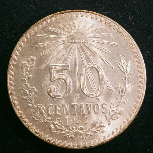 Mexico 50 Centavos Silver coin from a recent eBay sale