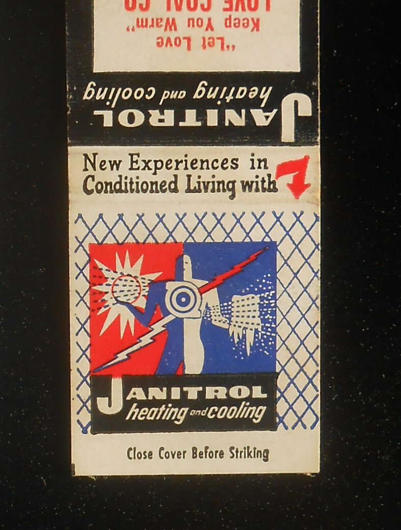 1950s Janitrol Heating and Cooling Love Coal Co. 728 S. Mill St. New