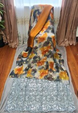 Somali Dirac Fransawi Floral Dress 3 Piece Set Multicoloured Bacweyn One Size  