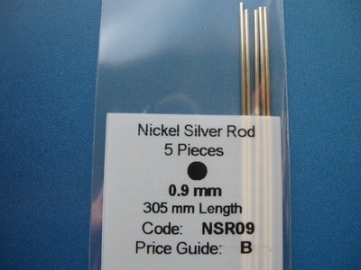 (5,11  /m) Albion Alloys, Neusilberdraht, Ø 0,9 mm , NSR09