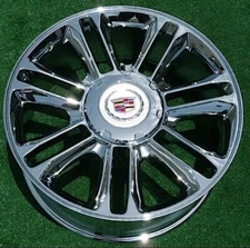 Cadillac Escalade PLATINUM Chrome Wheel 22 inch OEM Factory GM Spec 9597224 5358