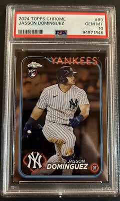 2024 Topps Chrome Baseball Jasson Dominguez RC PSA 10 | eBay