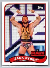 2018 Topps Heritage WWE Zack Ryder #90