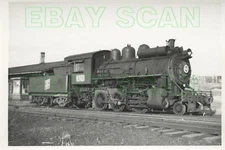 8C583 RP 1961 SYDNEY LOUISBURG RAILROAD 2-6-0 LOCO 82 SPRINGHILL NS CC&RY DEPOT