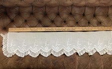 Vintage Lace Scarf Collar Fichu Costumery or ReEnactments 31" long 100 cotton