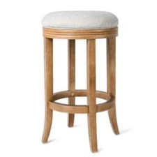 Maven Lane Open Box - 26" Eva Swivel Counter Stool in Weathered Oak Finish with