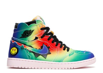 Men's Nike Air Jordan Retro 1 High OG x J.Balvin 'Colores Y Vibras' DC3481  900 | eBay