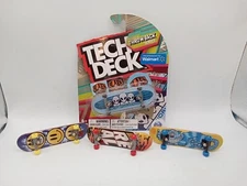 TECH DECK  Lot Of 4 New And Used Throwback Series