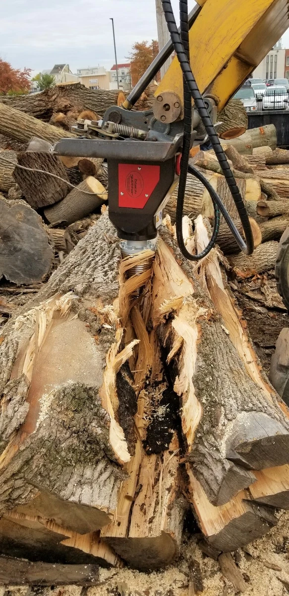Hydraulic cone wood 2024 splitter for excavator