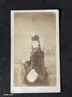 CDV Young Lady Furr Muff, by Standard Godding Antique Victorian Fashion Photo