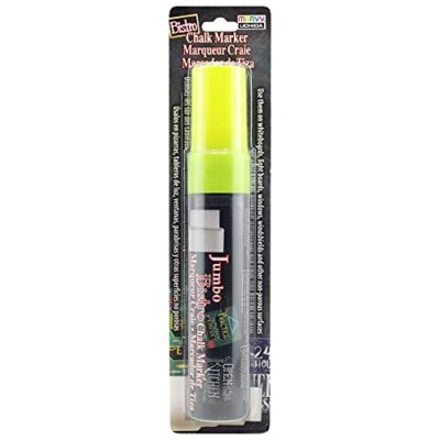 481-C-F5 Jumbo Bistro Chalk Markers Fluorescent Yellow