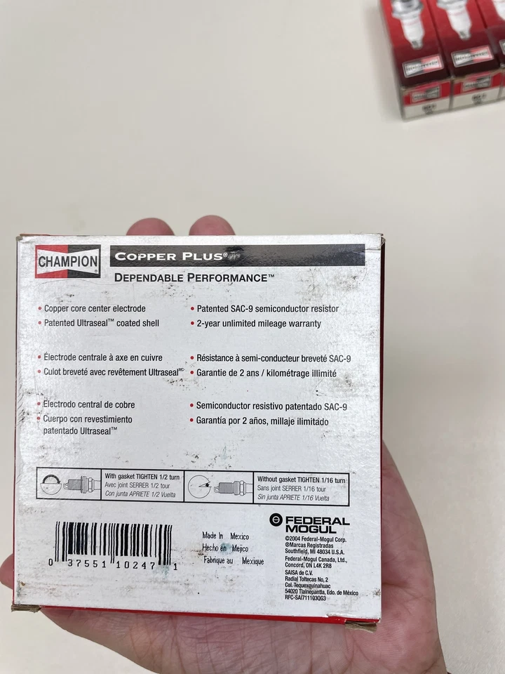 JUEGO DE 14 BUJÍAS CHAMPION M3C 801 COBRE PLUS AUTO/VEHÍCULO Foto 4 de 4