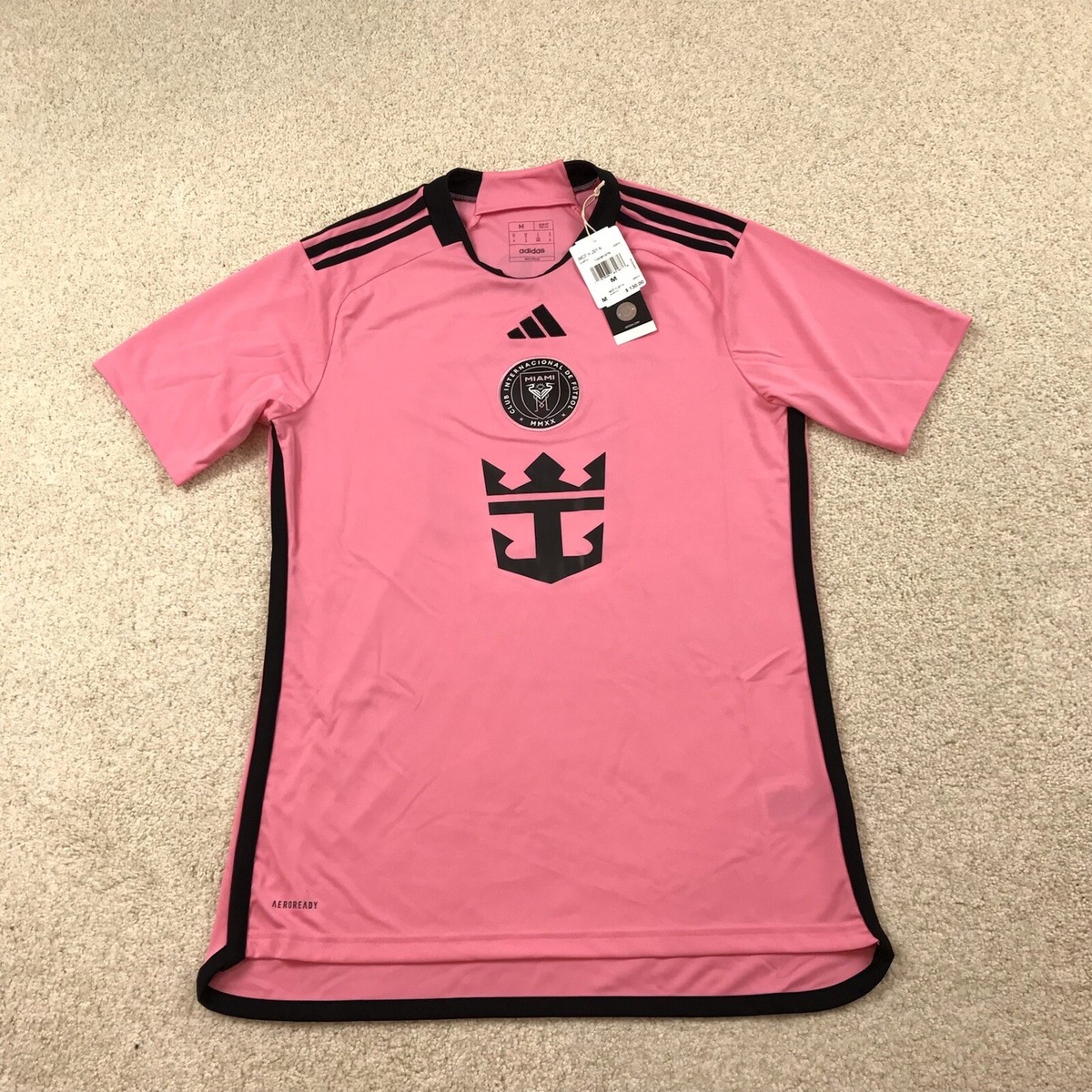 Adidas Inter Miami CF Lionel Messi Home Soccer Jersey Mens Medium